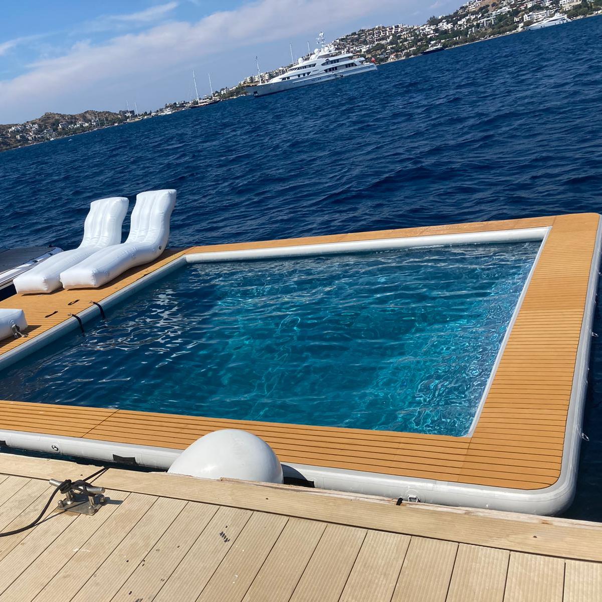 Oguzbey Inflatable Swimming Pool Luxury Yacht Browser By Charterworld Superyacht Charter